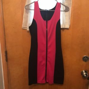 Zipper front dress
